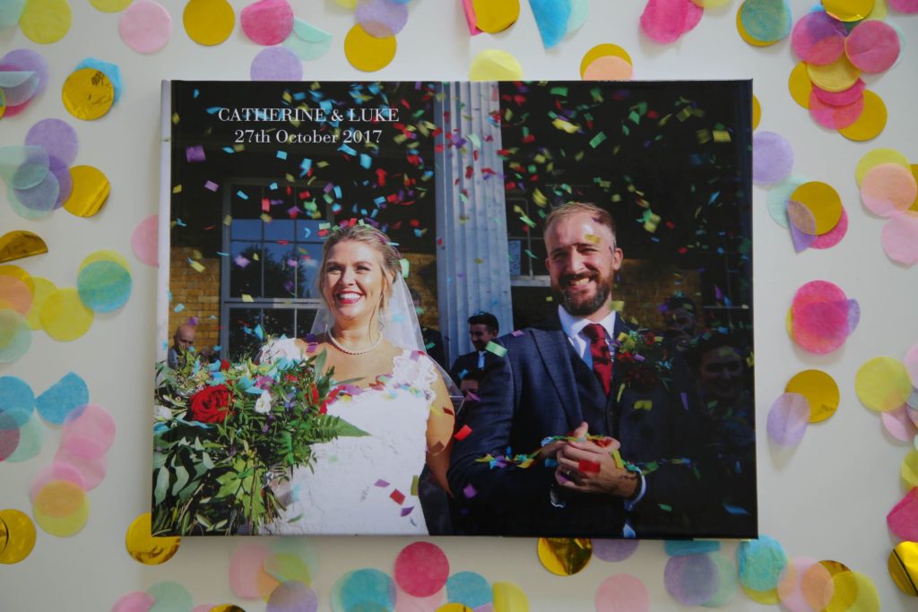 Bespoke wedding photo album by Tanya Aldcroft Photography